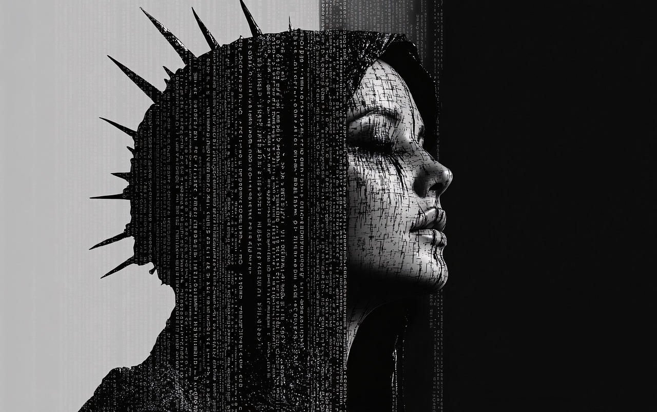 Woman hardening her WordPress website